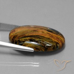 Pietersite Multicolorido Natural 33.78ct, oval, Opaco