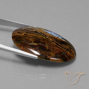 Pietersite Multicolorido Natural 19.63ct, oval, Opaco