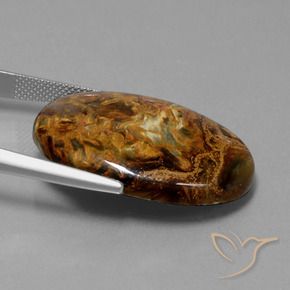 Pietersite Multicolorido Natural 28.44ct, oval, Opaco