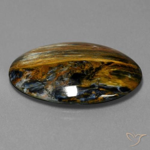 Pietersite Multicolorido Natural 24.82ct, oval, Opaco