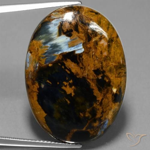 29.98ct Natural Multicolorido Pietersite, oval, Opaco