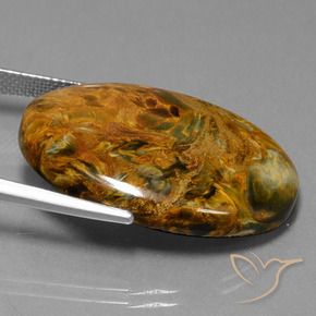 Pietersite Multicolorido Natural 28.81ct, oval, Opaco