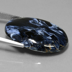 Pietersite Multicolorido Natural 30.07ct, Corte Oval, Opaco