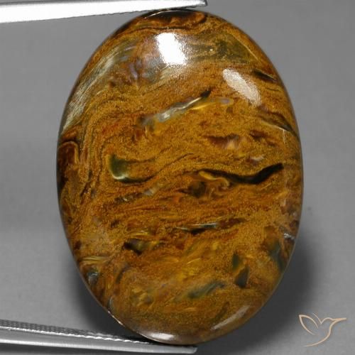 40.92ct Natural Multicolorido Pietersite, oval, Opaco