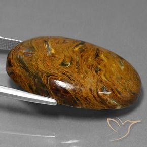 Pietersite Multicolorido Natural 40.92ct, oval, Opaco