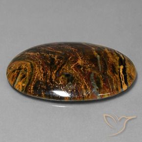 Pietersite Multicolorido Natural 21.92ct, oval, Opaco