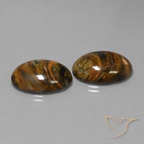 Pedras preciosas de Pietersite Multicolorido natural de 23.62 ct, oval, Opaco