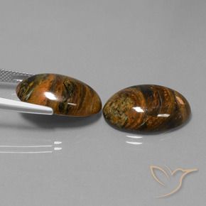 Pedras preciosas de Pietersite Multicolorido natural de 23.62 ct, oval, Opaco
