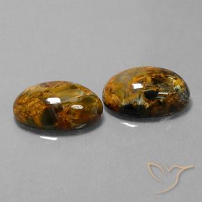 Pedras preciosas de Pietersite Multicolorido natural de 9.70 ct, oval, Opaco