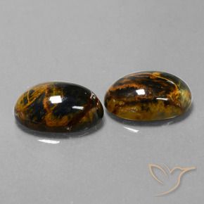 Pedras preciosas de Pietersite Multicolorido natural de 10.09 ct, oval, Opaco