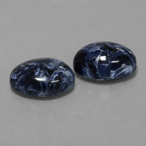 Pedras preciosas de pietersita multicolorido natural de  ct, corte oval, opaco