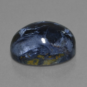 Pietersita multicolorido natural 15,74ct, corte oval, opaco