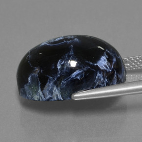 Pietersita multicolorido natural 15,74ct, corte oval, opaco
