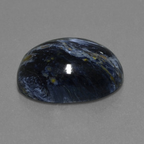 Pietersita multicolorido natural 10,97ct, corte oval, opaco