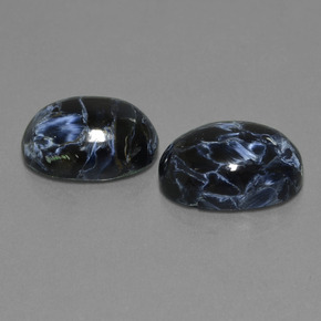 Pedras preciosas de pietersita multicolorido natural de  ct, corte oval, opaco