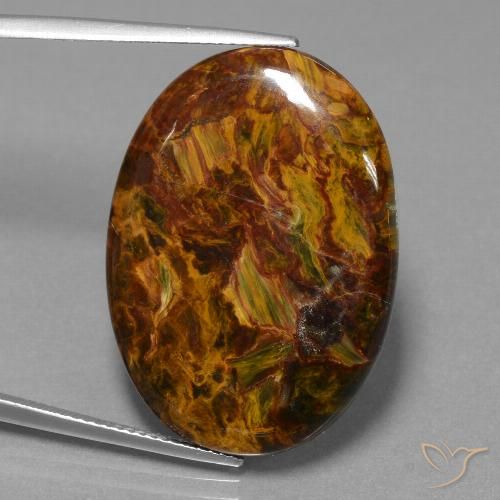 22.71ct Natural Multicolorido Pietersite, oval, Opaco