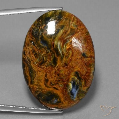 34.22ct Natural Multicolorido Pietersite, oval, Opaco