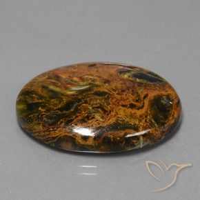 Pietersite Multicolorido Natural 34.22ct, oval, Opaco