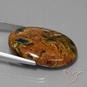 Pietersite Multicolorido Natural 34.22ct, oval, Opaco
