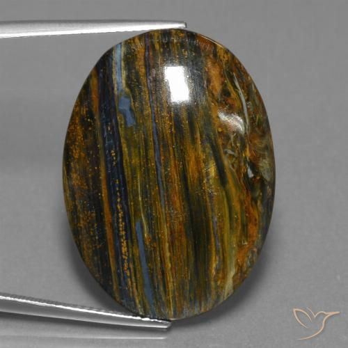 24.13ct Natural Multicolorido Pietersite, oval, Opaco