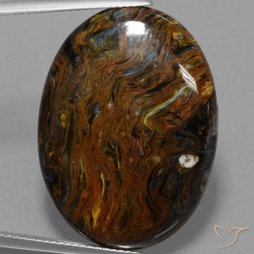 29.04ct Natural Multicolorido Pietersite, oval, Opaco