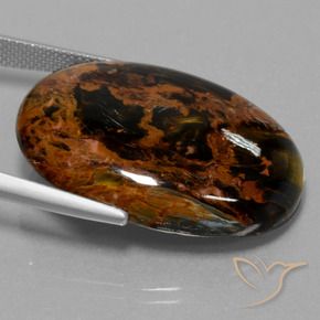 Pietersite Multicolorido Natural 36.52ct, oval, Opaco