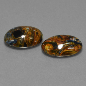Pedras preciosas de Pietersite Multicolorido natural de  ct, Corte Oval, Opaco