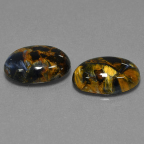 Pedras preciosas de Pietersite Multicolorido natural de  ct, Corte Oval, Opaco