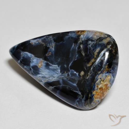15.99ct Natural Multicolorido Pietersite, Formato de pêra, Opaco