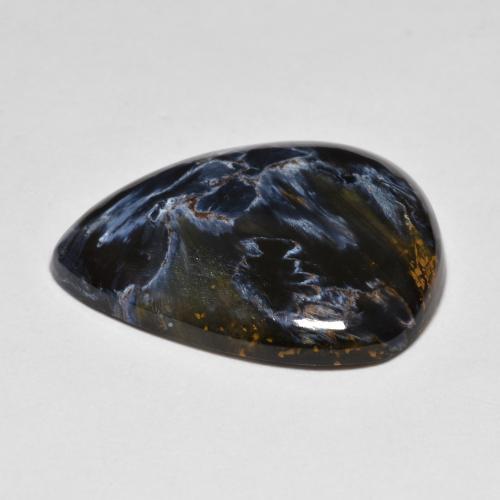 Pietersite Multicolorido Natural 10.16ct, Formato de pêra, Opaco