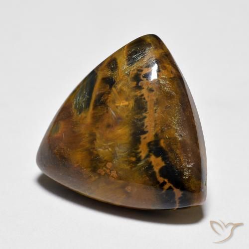 Pietersite Multicolorido Natural 8.68ct, Trilhão, Opaco