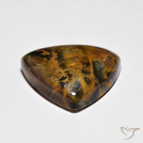 Pietersite Multicolorido Natural 8.68ct, Trilhão, Opaco