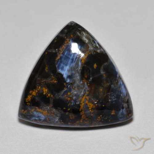 Pietersita multicolorido natural 8,33ct, trillion, opaco