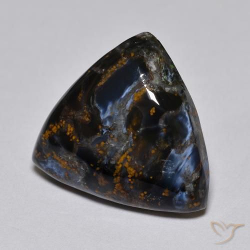 Pietersita multicolorido natural 8,33ct, trillion, opaco