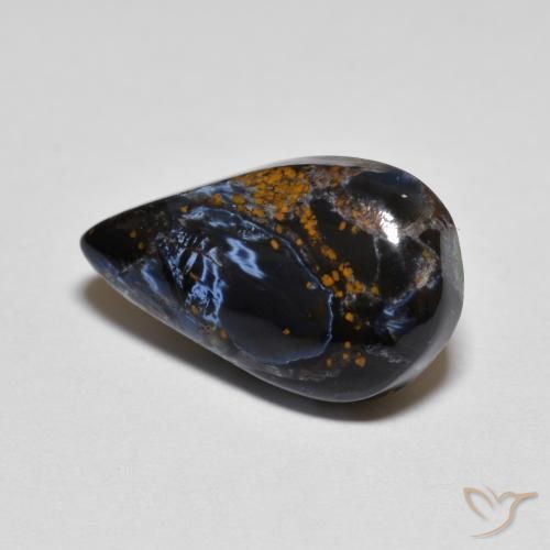 Pietersite Multicolorido Natural 4.78ct, Formato de pêra, Opaco