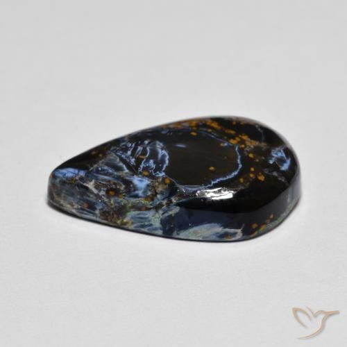 Pietersite Multicolorido Natural 4.78ct, Formato de pêra, Opaco