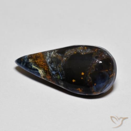 Pietersite Multicolorido Natural 5.22ct, Formato de pêra, Opaco