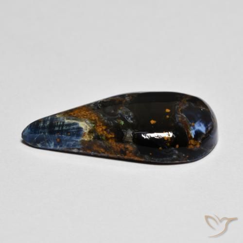 Pietersite Multicolorido Natural 5.22ct, Formato de pêra, Opaco