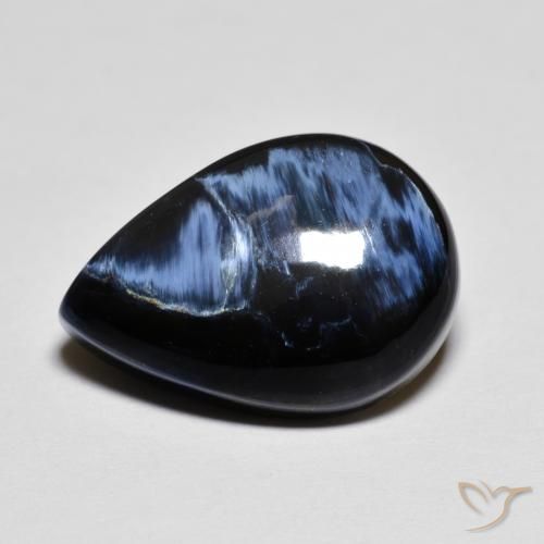 6.93ct Natural Multicolorido Pietersite, Formato de pêra, Opaco