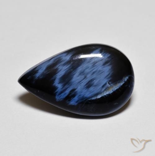 4.20ct Natural Multicolorido Pietersite, Formato de pêra, Opaco