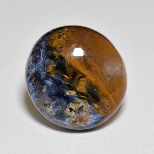 Pietersite Multicolorido Natural 8.01ct, Corte Redondo, Opaco