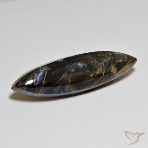 Pietersite Multicolorido Natural 6.82ct, Marquesa, Opaco