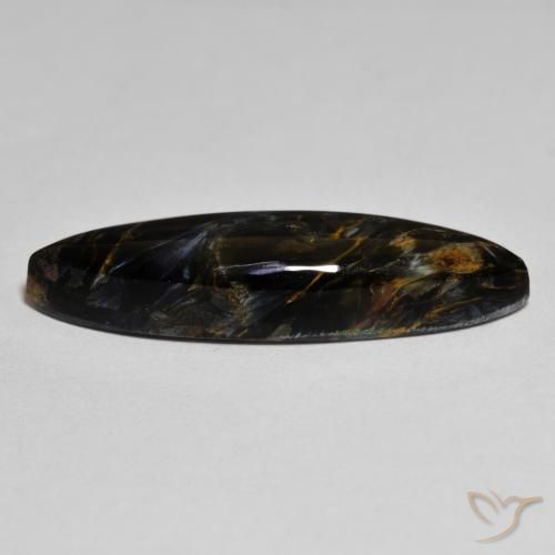 Pietersite Multicolorido Natural 6.82ct, Marquesa, Opaco