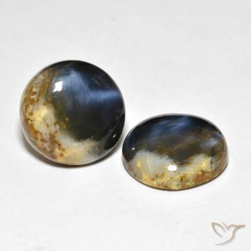 Pedras preciosas de Pietersite Multicolorido natural de 12.86 ct, Redondo, Opaco
