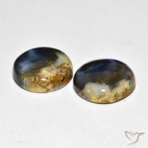 Pedras preciosas de Pietersite Multicolorido natural de 12.86 ct, Redondo, Opaco