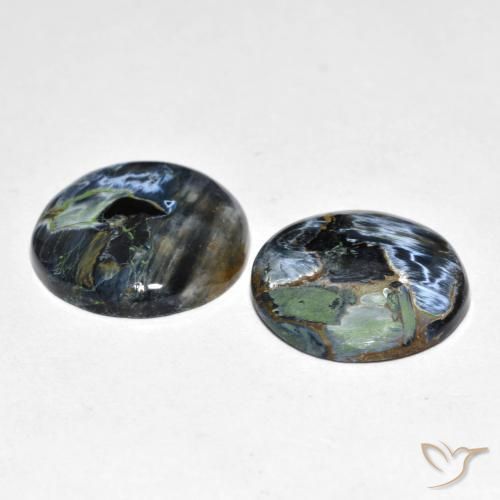 Pedras preciosas de Pietersite Multicolorido natural de 11.35 ct, Redondo, Opaco