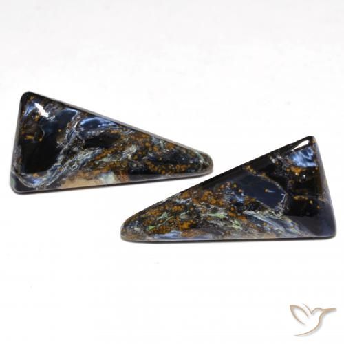 14.46ctw Natural Multicolorido Pietersite, Trilhão, Opaco