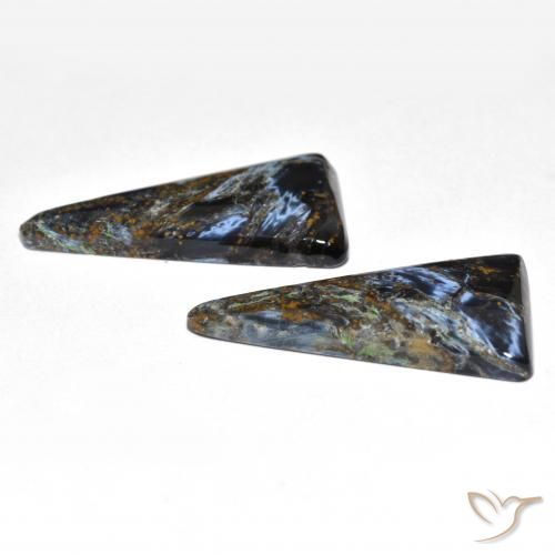 Pedras preciosas de Pietersite Multicolorido natural de 14.46 ct, Trilhão, Opaco