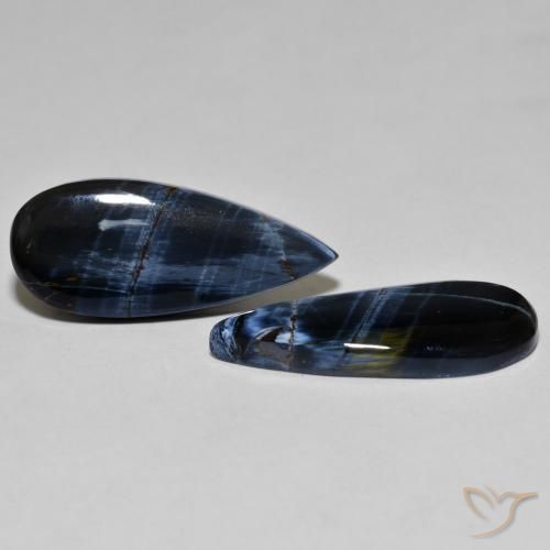 Pedras preciosas de Pietersite Multicolorido natural de 14.98 ct, Formato de pêra, Opaco
