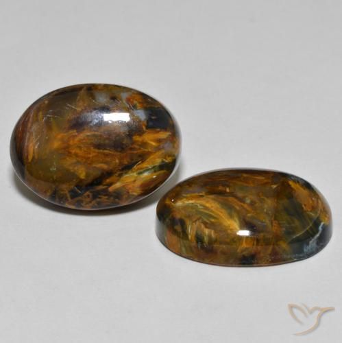 Pedras preciosas de Pietersite Multicolorido natural de 20.08 ct, oval, Opaco